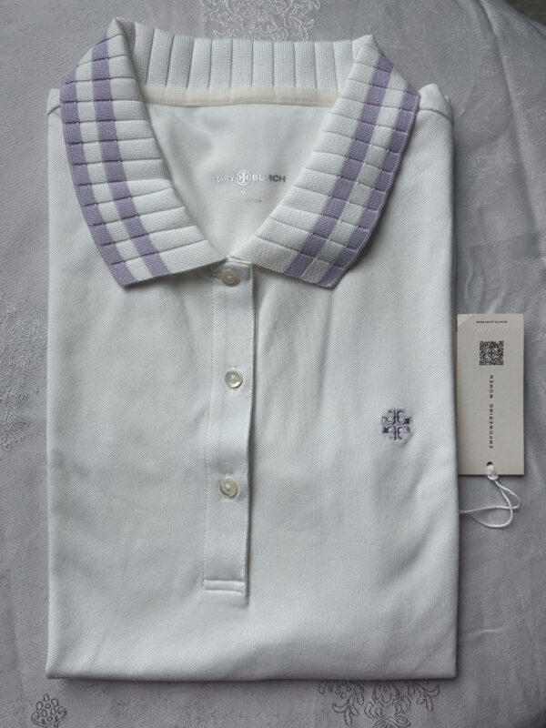 17 TB(2) Tory Burch Pique Polo Sleeveless