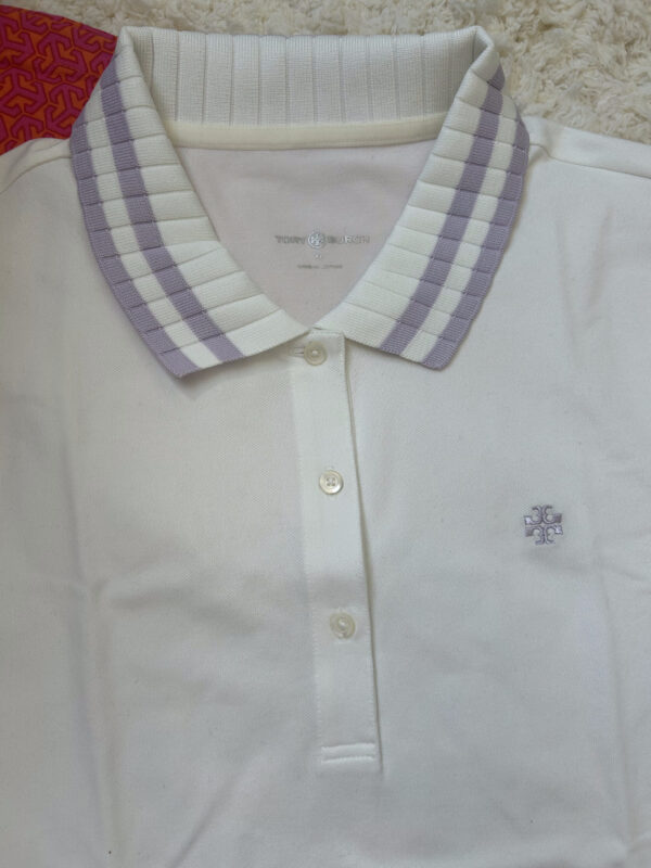 17 TB(4) Tory Burch Pique Polo Sleeveless