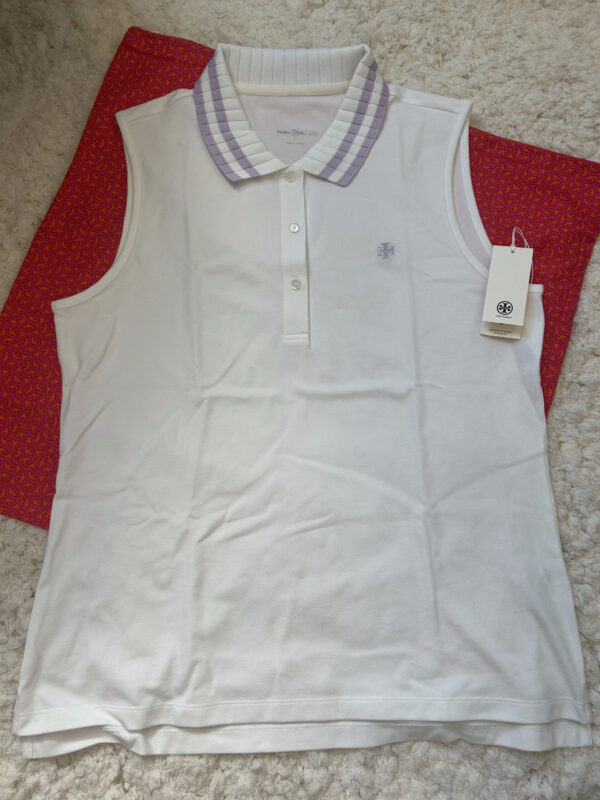 17 TB(5) Tory Burch Pique Polo Sleeveless
