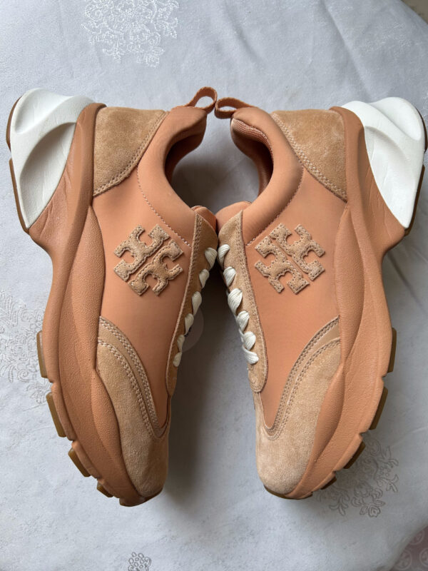 Tory Burch Monogram Good Luck Trainer Sneakers