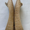 3 TB(2) Tory Burch Chelsea Ballet Flat Leather Stitched