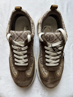 Tory Burch Monogram Good Luck Trainer Sneakers