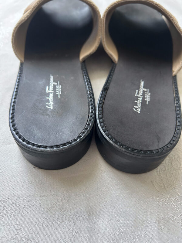 Salvatore Ferragamo Leather Flat Sandals