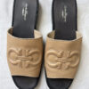 Salvatore Ferragamo Leather Flat Sandals