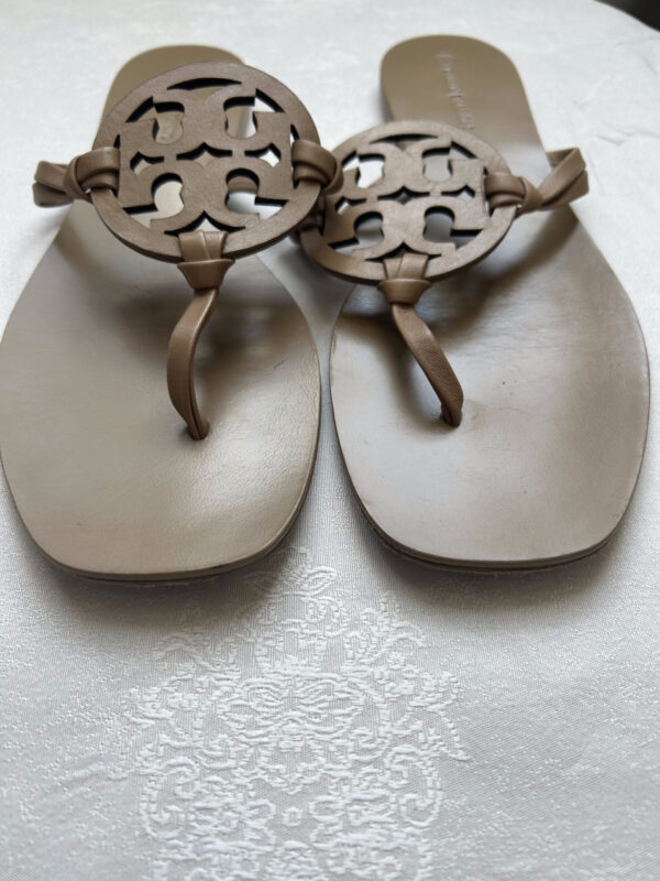 Tory Burch Square Toe Miller Sandals