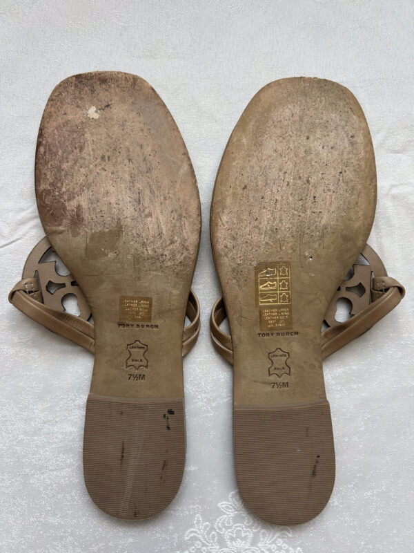 Tory Burch Square Toe Miller Sandals